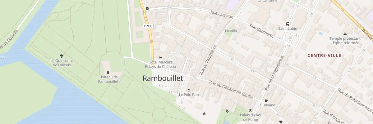 Plan du 7 Sen de la Corne à Rambouillet