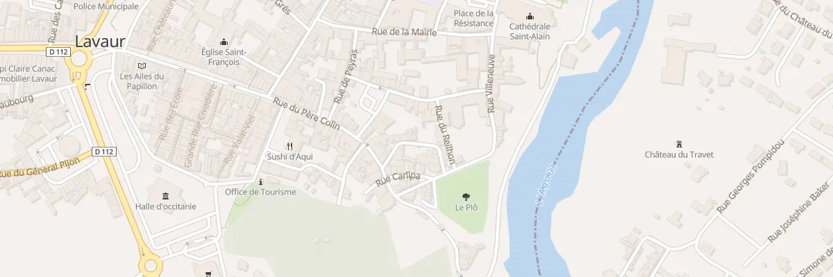 Plan du 8B Rue Vergadaud à Lavaur