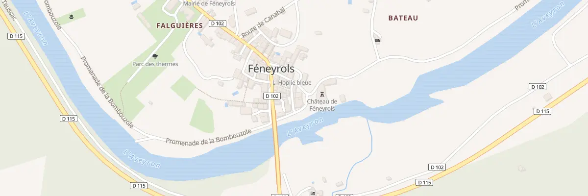 Plan du 5153 Village à Féneyrols