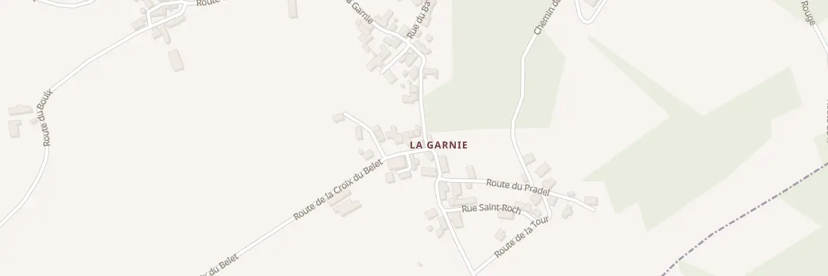 Plan du 1584 Rte de la Garnie à Nonards