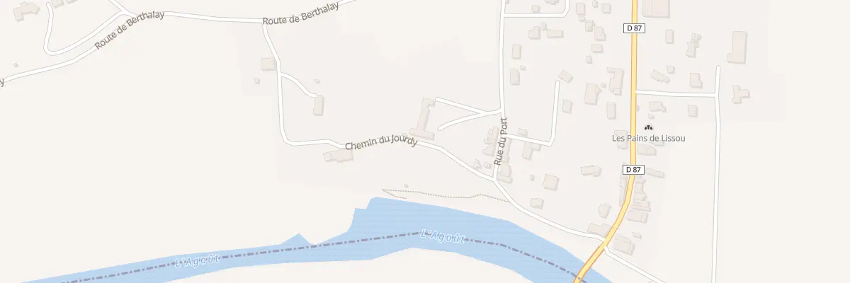 Plan du 345 Che du Jourdy à Ambres
