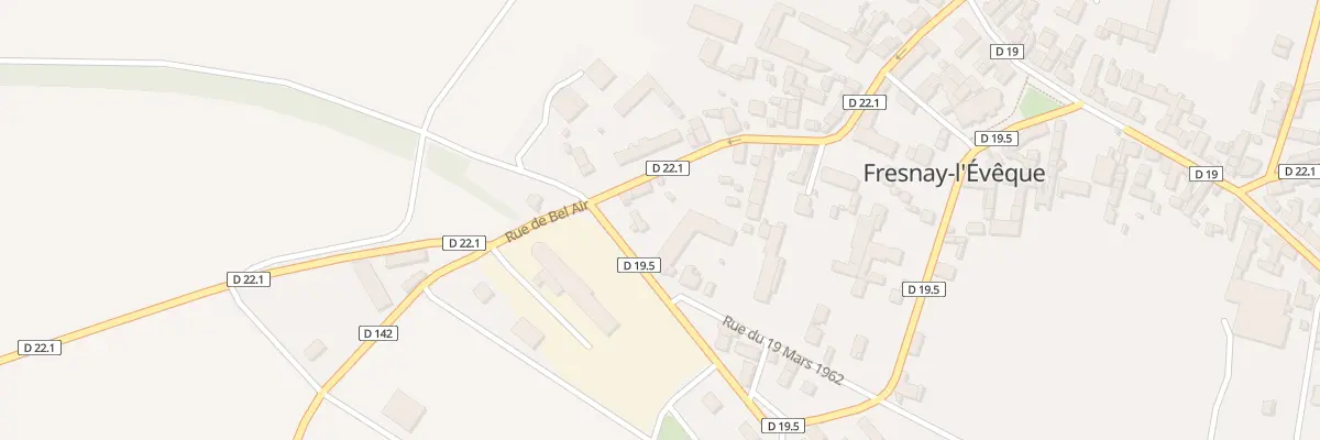 Plan du 5 Rue de Bel-air à Fresnay-l’Évêque