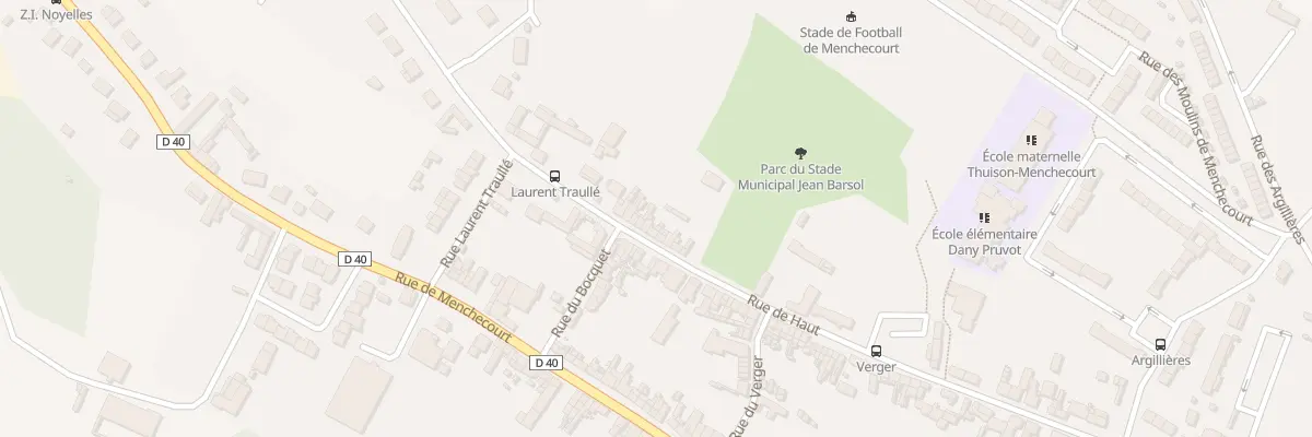 Plan du 132 Rue de Haut à Abbeville