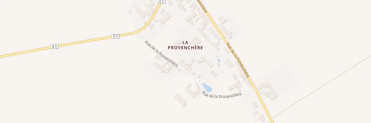 Plan du 776 La Provenchere à Huêtre