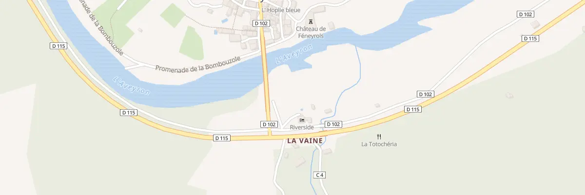 Plan du 5139 La Vaine à Féneyrols