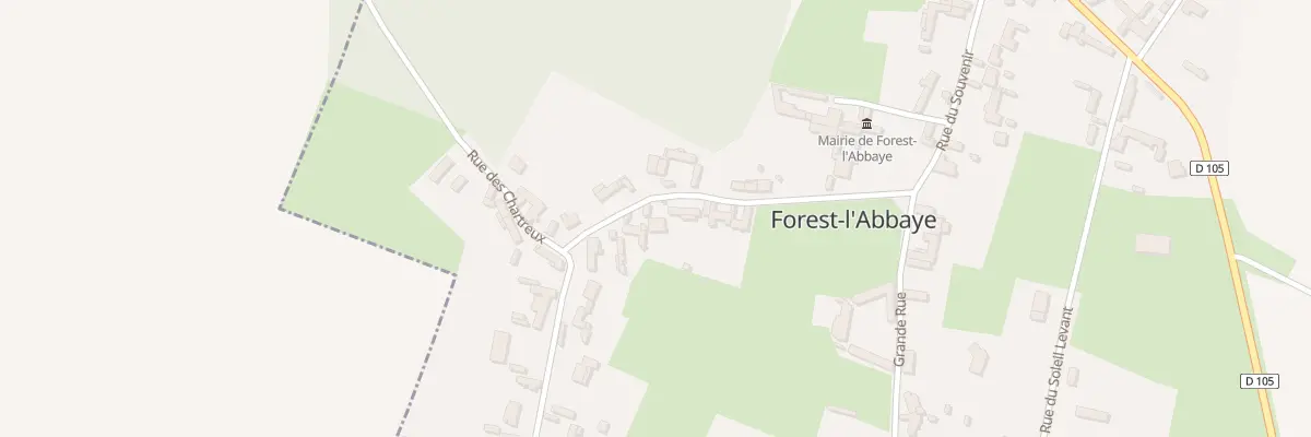 Plan du 181 Rue de la Mairie à Forest-l’Abbaye