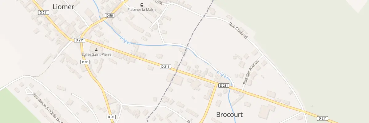 Plan du 5032A Rue d’Hornoy à Brocourt