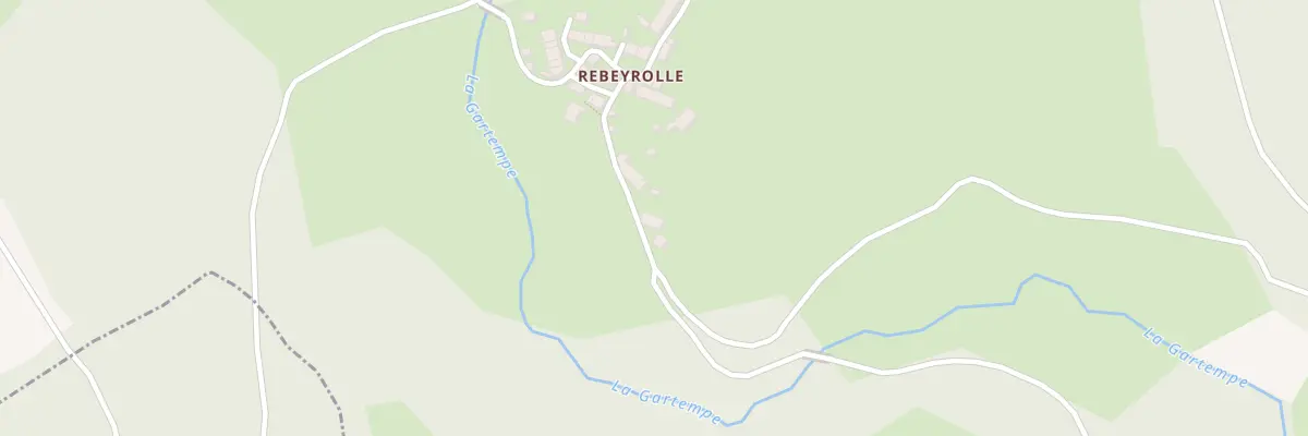 Plan du 24 La Rebeyrolle à Saint-Victor-en-Marche