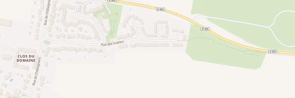 Plan du 34 Rue des Aubiers à Diors