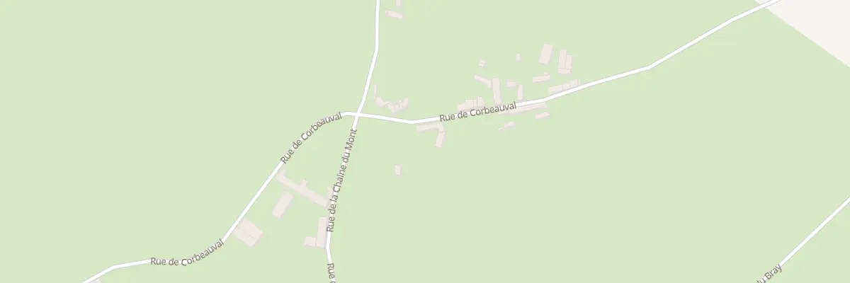 Plan du 10 Rue de Corbeauval à Senantes