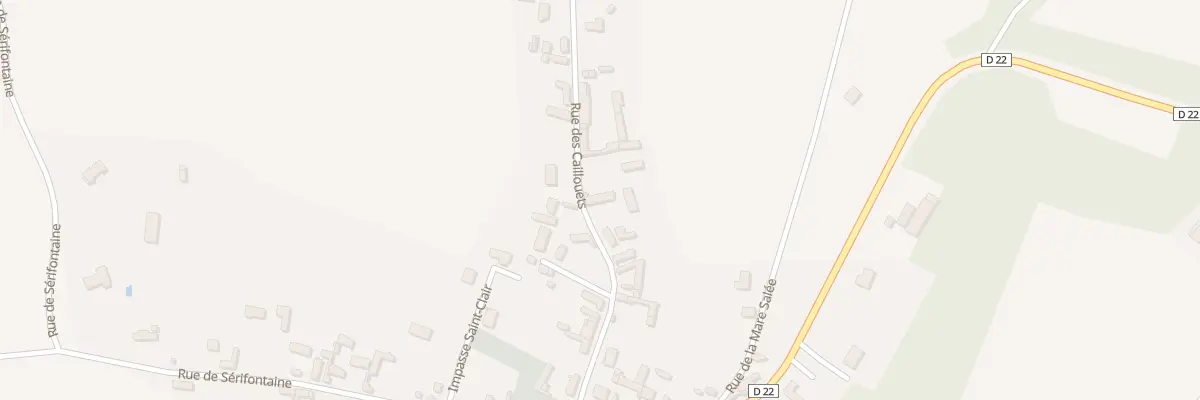 Plan du 16 Rue des Caillouets à Flavacourt