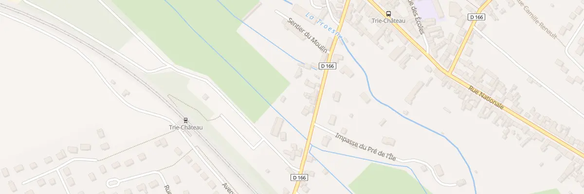 Plan du 20 Rue de la Gare à Trie-Château