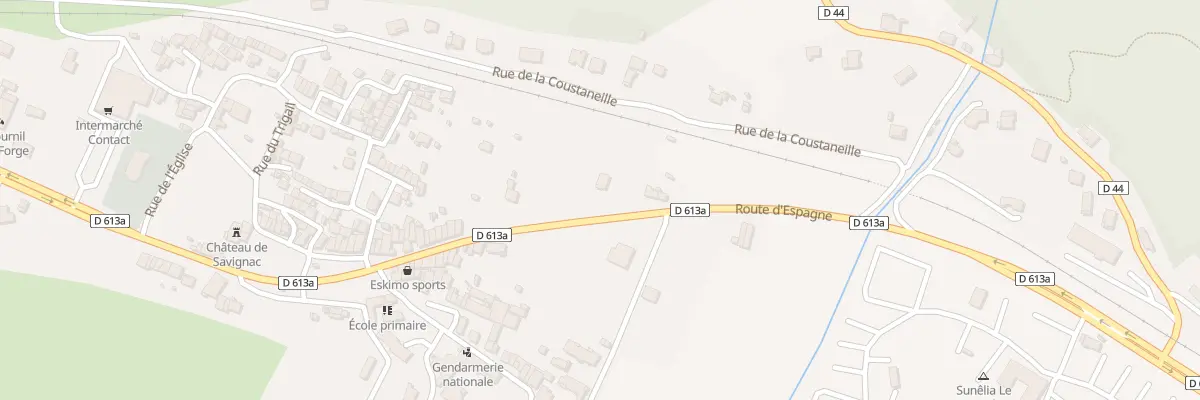 Plan du 35 Rte d’Espagne à Savignac-les-Ormeaux