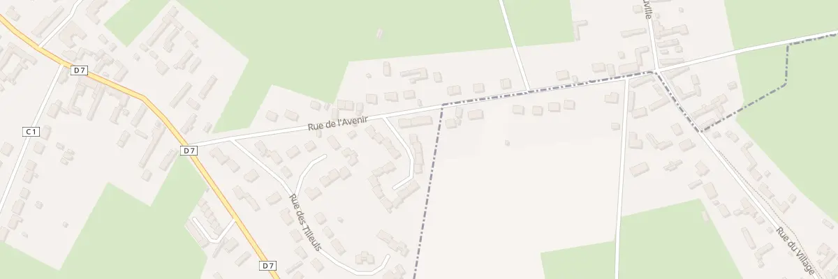 Plan du 1 Rue des Frenes à Moliens