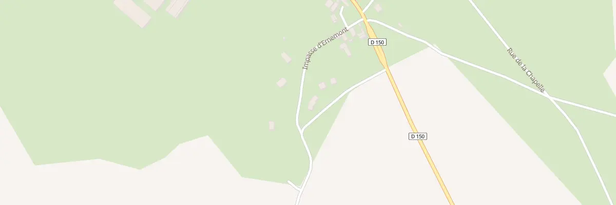 Plan du 16 Imp d’Ernemont A Epeaux à Omécourt