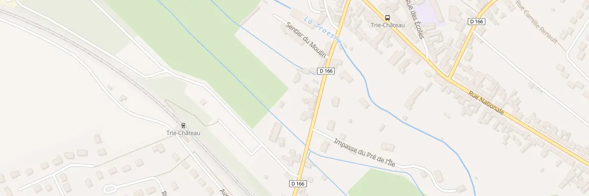 Plan du 18 Rue de la Gare à Trie-Château