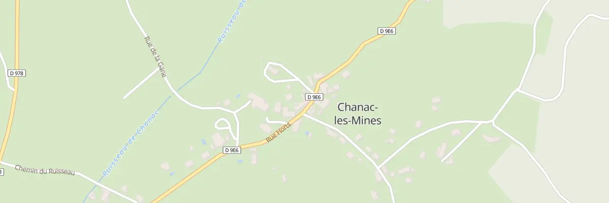 Plan du 25 Rue Horts à Chanac-les-Mines