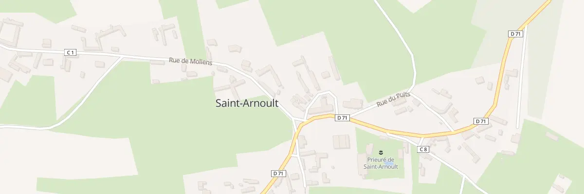Plan du 1 Rue de l’Eglise à Saint-Arnoult