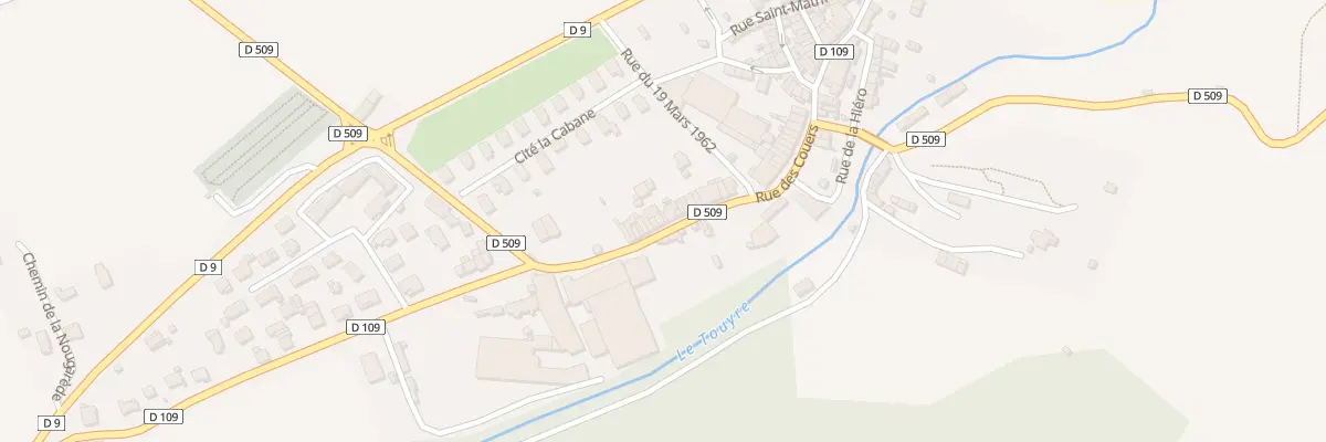 Plan du 16 Rue de la Poste à Villeneuve-d’Olmes