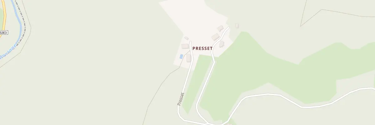 Plan du 3 Presset à Chanac-les-Mines