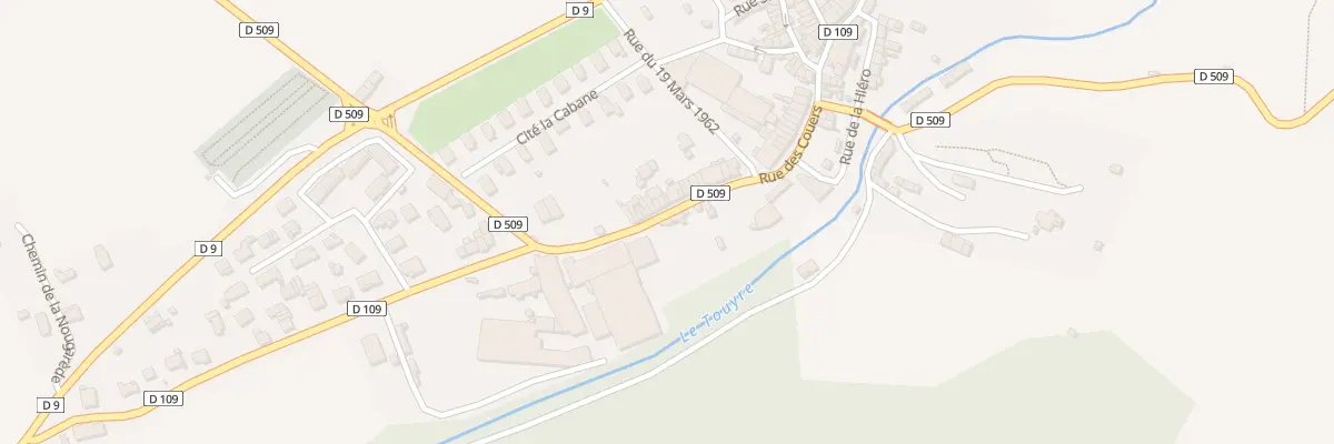 Plan du 11 Rue de la Poste à Villeneuve-d’Olmes