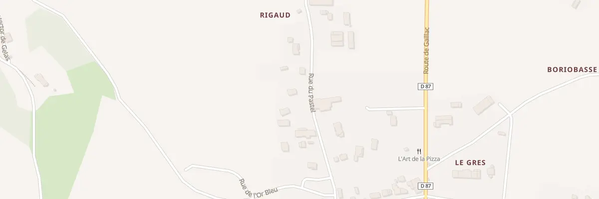 Plan du 612 Rue du Pastel à Ambres