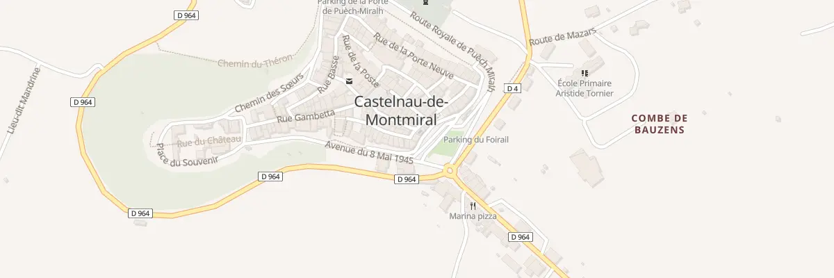 Plan du 26 Rue des Chiffonniers à Castelnau-de-Montmiral