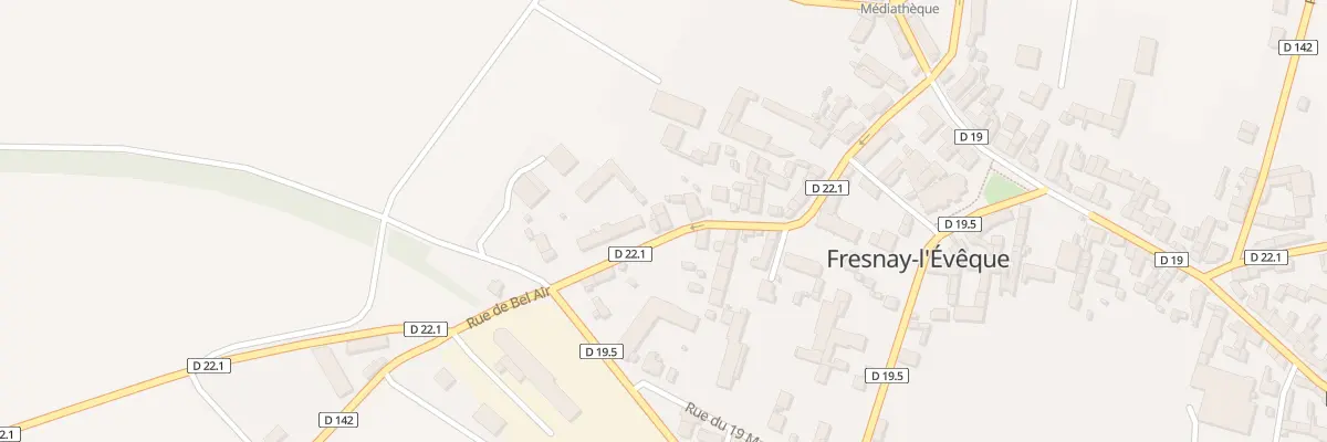 Plan du 14 Rue de Bel-air à Fresnay-l’Évêque
