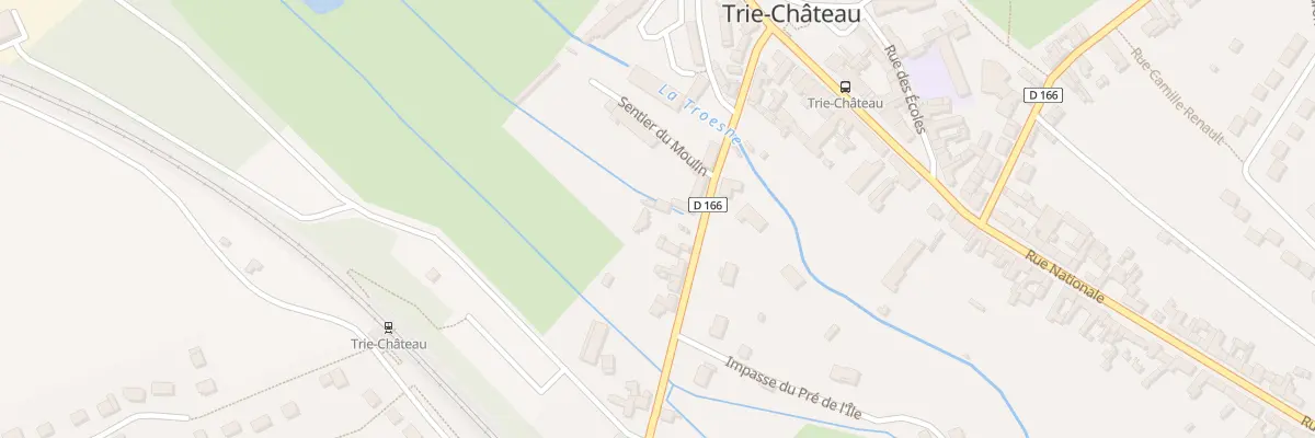 Plan du 14 Rue de la Gare à Trie-Château