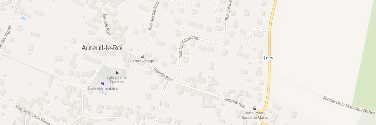 Plan du 2 Rue Saint Eparche à Auteuil