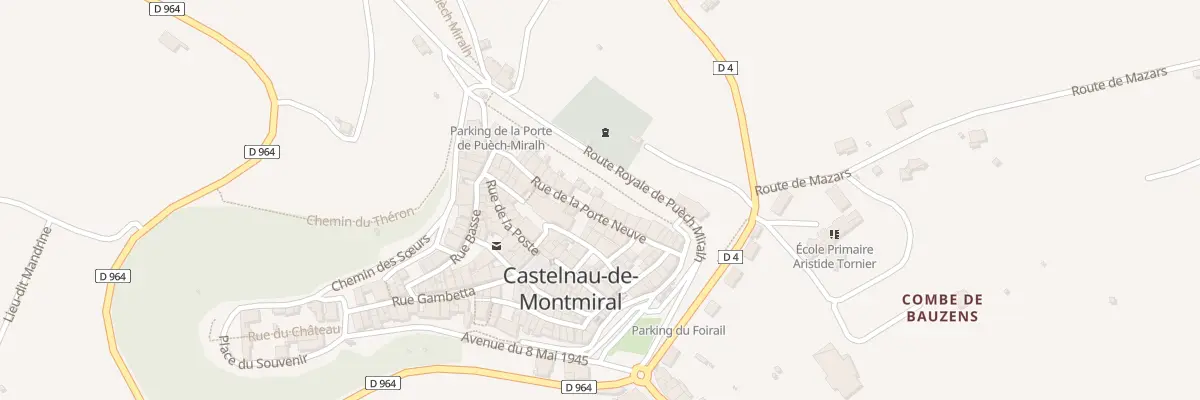 Plan du 19 Rue Porte Neuve à Castelnau-de-Montmiral