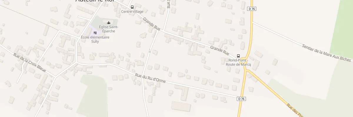 Plan du 11 Grande Rue à Auteuil