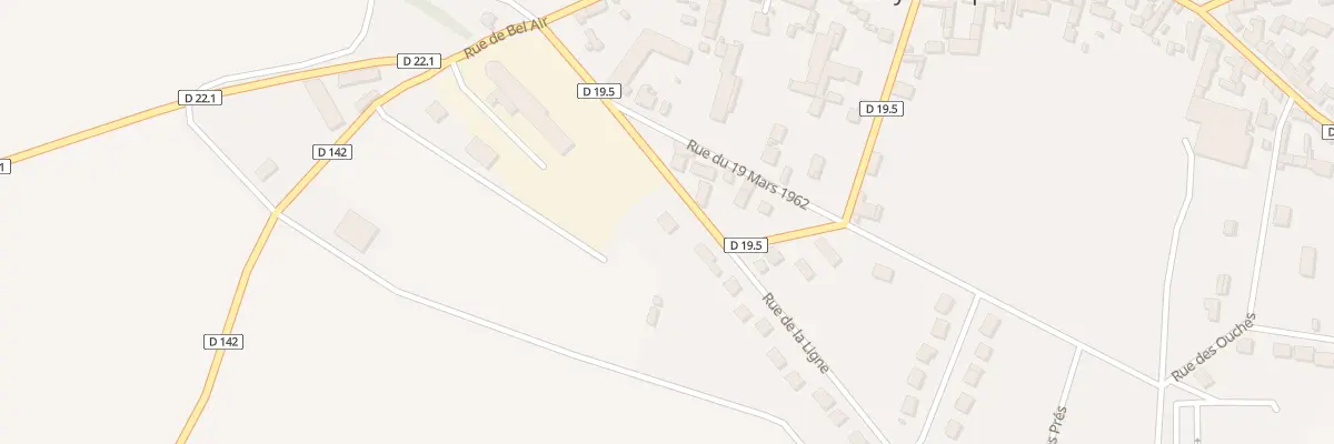 Plan du 13 Av de la Gare à Fresnay-l’Évêque