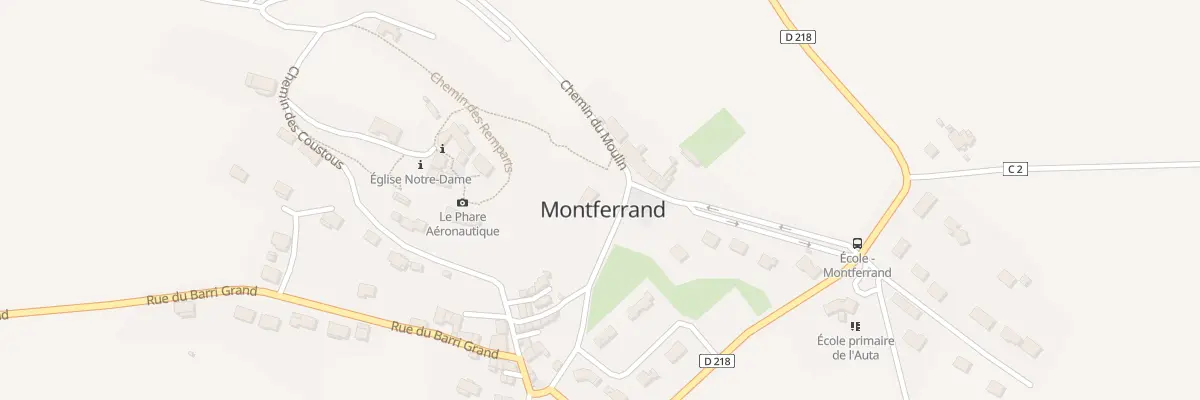 Plan du 1 Sen Romain à Montferrand