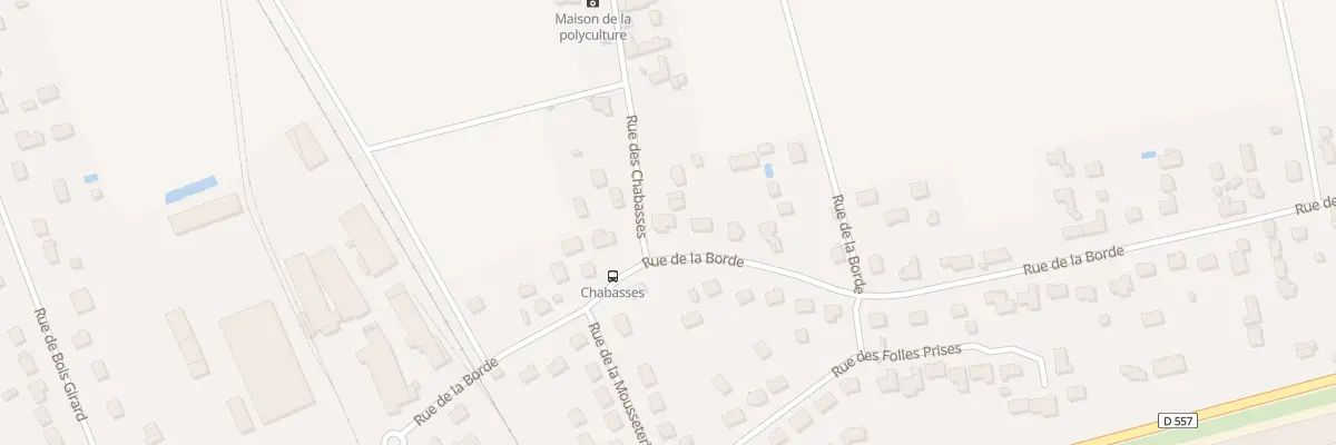 Plan du 55 Rue de la Borde à Ormes