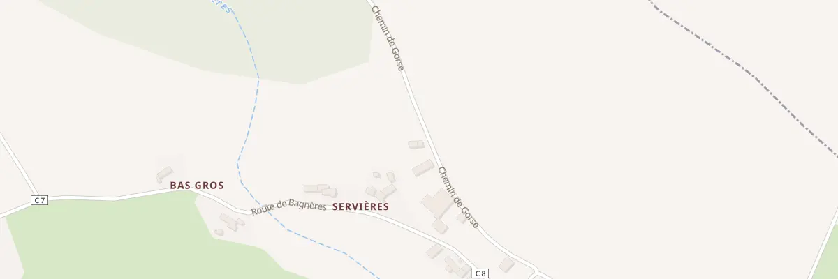 Plan du 5103 Servieres à Caylus
