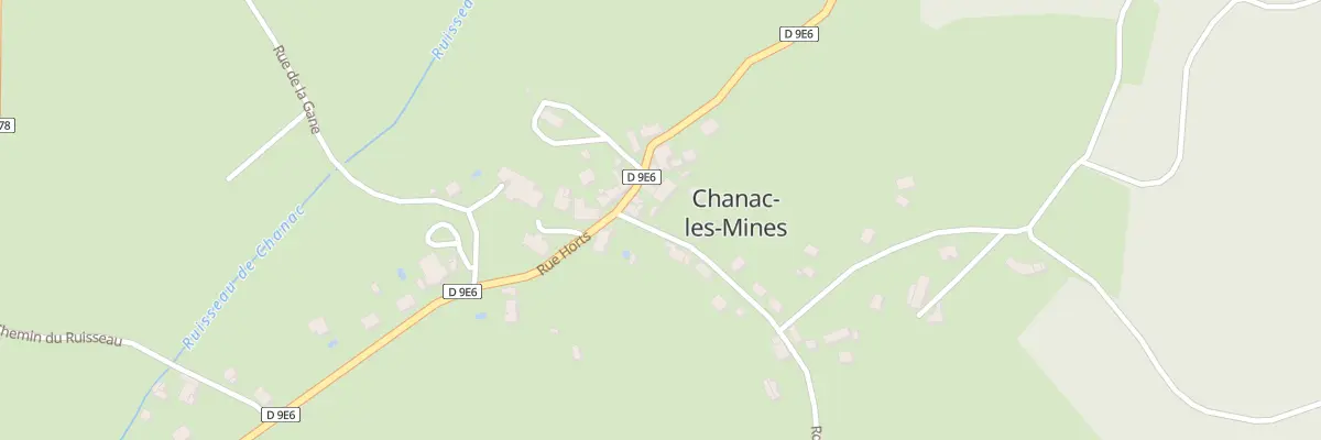 Plan du 1 Rte des Garennes à Chanac-les-Mines
