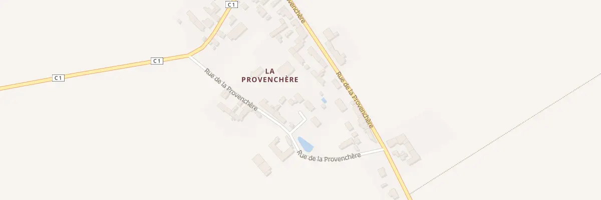 Plan du 730 Rue de la Provenchère à Huêtre
