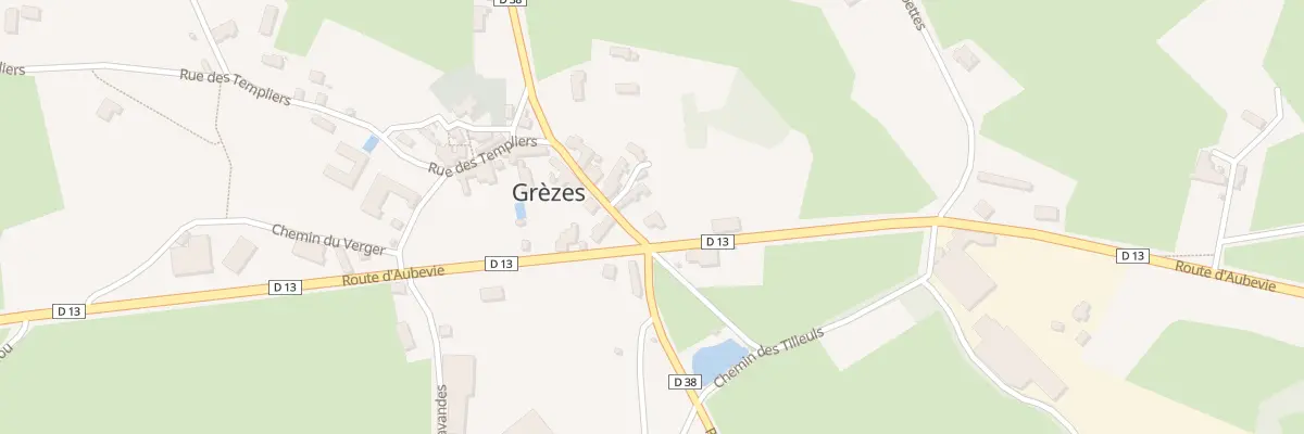 Plan du 5013 Le Bourg à Grèzes