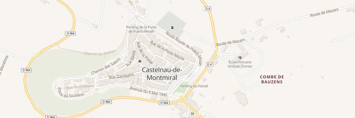 Plan du 2 Pl Simeon Fabre à Castelnau-de-Montmiral