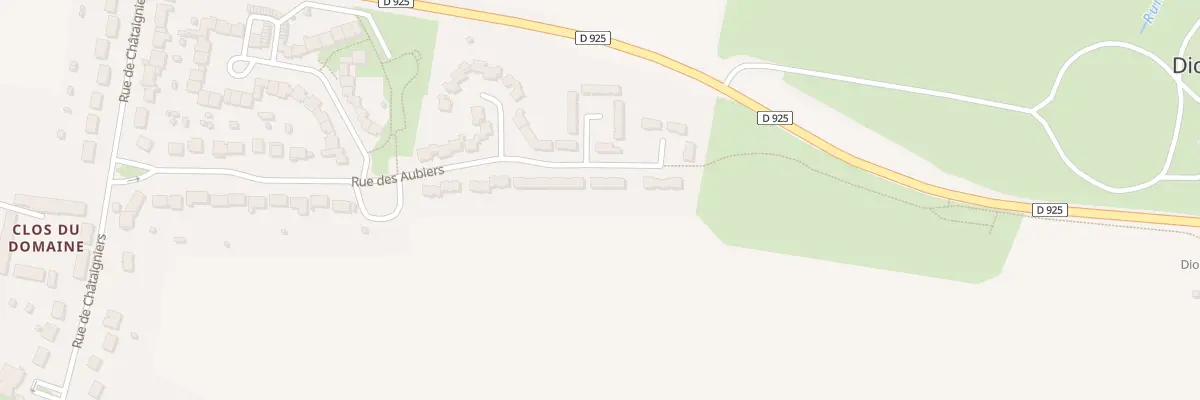 Plan du 40 Rue des Aubiers à Diors