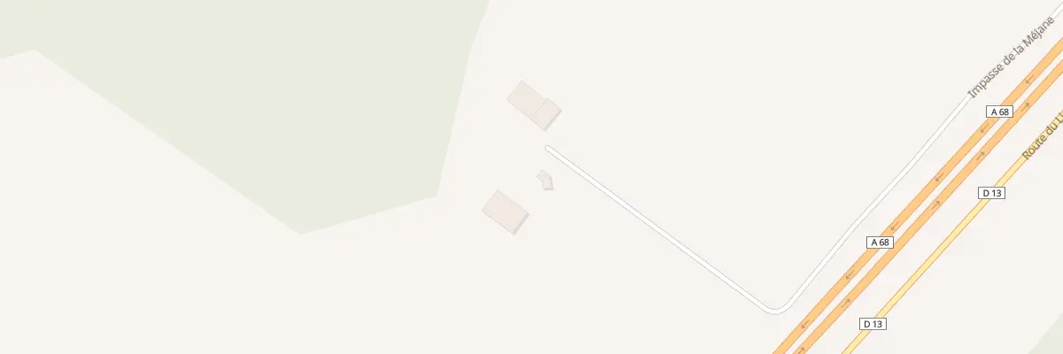Plan du 860 Imp de la Méjane à Parisot