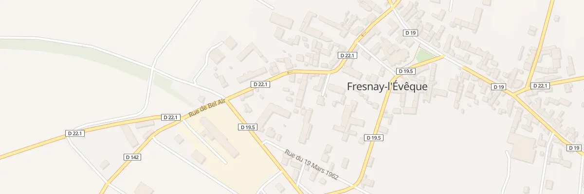 Plan du 4 Imp de la Forge à Fresnay-l’Évêque