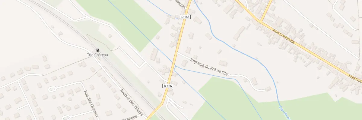 Plan du 11 Rue de la Gare à Trie-Château