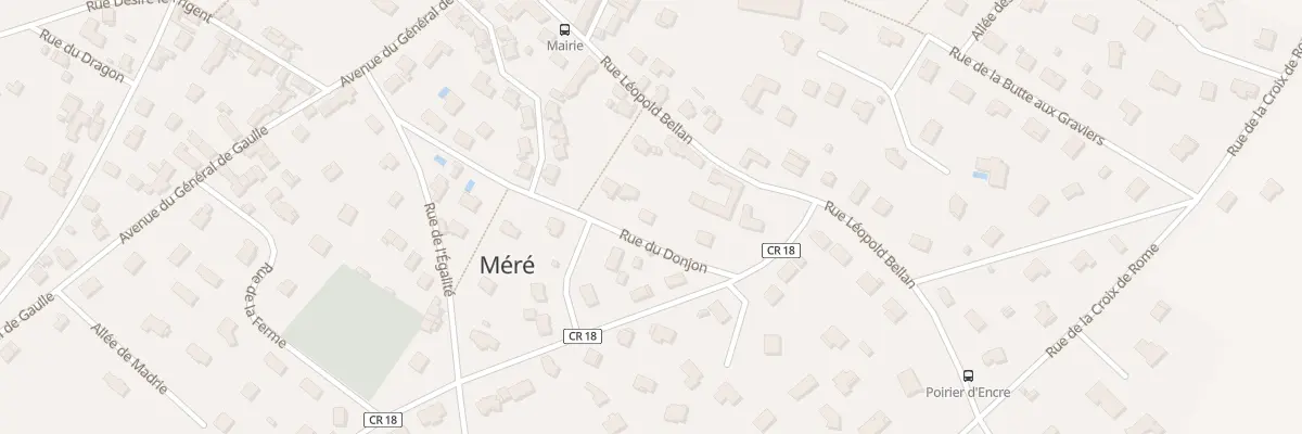 Plan du 9 Rue du Donjon à Méré