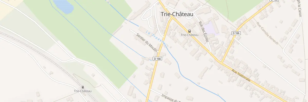 Plan du 12 Rue de la Gare à Trie-Château