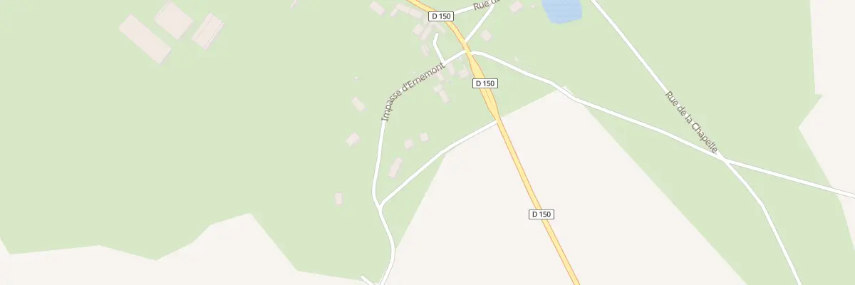 Plan du 10 Imp d’Ernemont A Epeaux à Omécourt