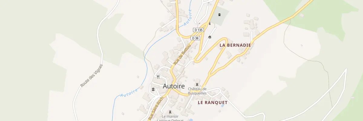 Plan de Rle du Prieure à Autoire