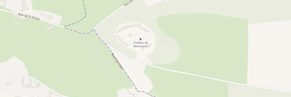Plan du 1A Le Vieux Château de Montca à Alette