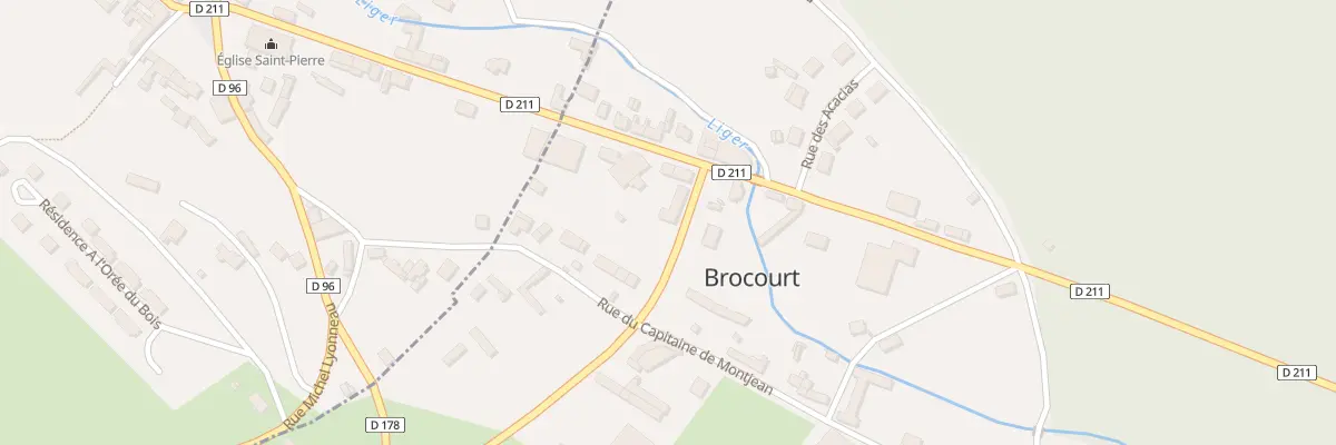 Plan du 1B Rue des Tuileries à Brocourt